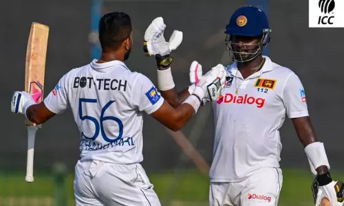 ஆப்கானிஸ்தானுக்கு எதிரான டெஸ்ட்; மேத்யூஸ், சன்டிமால் அபார சதம்