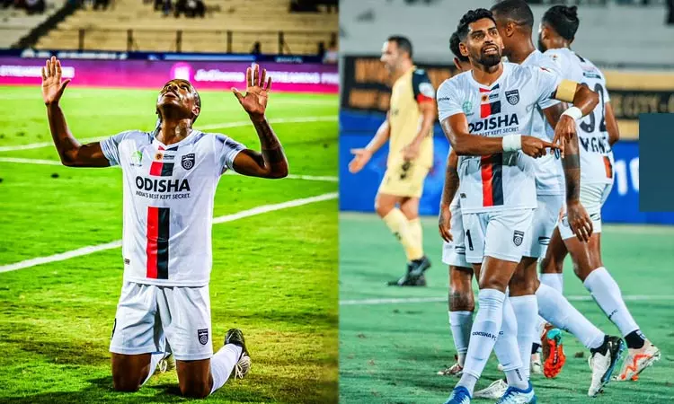 ஐ.எஸ்.எல் கால்பந்து தொடர்; ஐதராபாத் அணியை வீழ்த்தி ஒடிசா அசத்தல் வெற்றி ஐ.எஸ்.எல் கால்பந்து தொடர்; ஐதராபாத் அணியை வீழ்த்தி ஒடிசா அசத்தல் வெற்றி