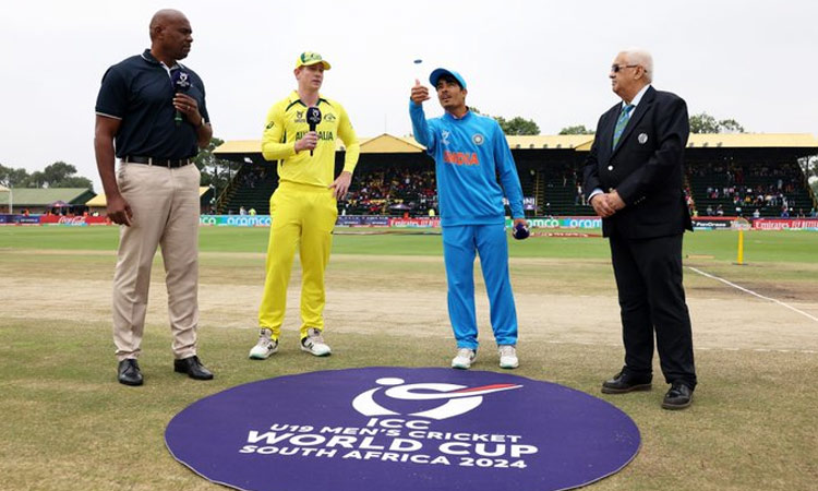 ஜூனியர் உலக கோப்பை இறுதிப்போட்டி; டாஸ் வென்ற ஆஸ்திரேலியா பேட்டிங் தேர்வு