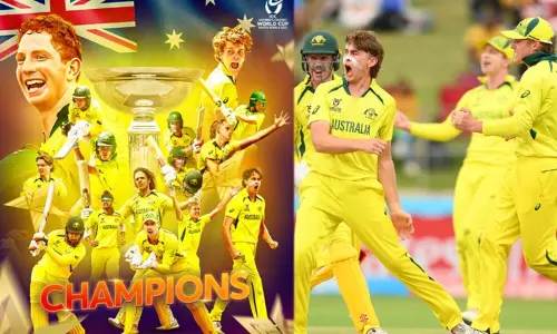 ஜூனியர் உலக கோப்பை கிரிக்கெட்; இந்தியாவை வீழ்த்தி சாம்பியன் பட்டம் வென்ற ஆஸ்திரேலியா