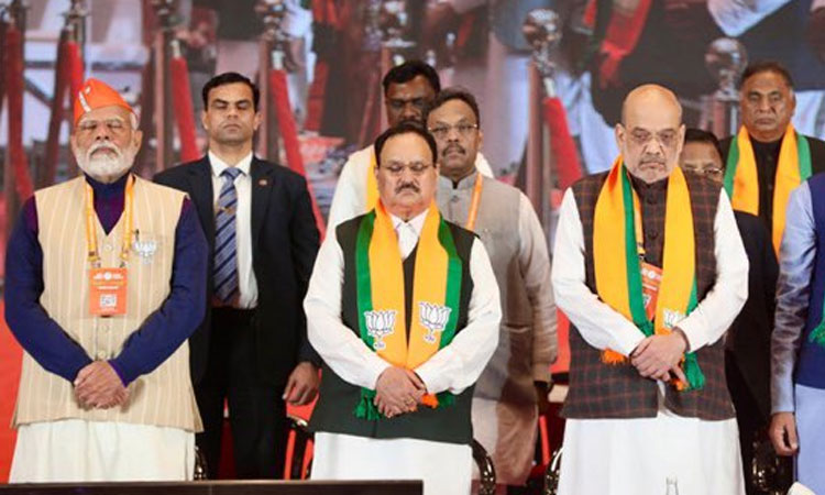 அடிமைத்தனத்தின் அடையாளங்களில் இருந்து நாட்டை விடுதலை செய்ய பிரதமர் மோடி அழைப்பு - அமித்ஷா பெருமிதம்