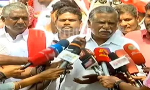 தேர்தல் பத்திரம் மூலம் இந்தியக் கம்யூனிஸ்ட் கட்சி 1 ரூபாய் கூட நிதி பெறவில்லை - முத்தரசன் தேர்தல் பத்திரம் மூலம் இந்தியக் கம்யூனிஸ்ட் கட்சி 1 ரூபாய் கூட நிதி பெறவில்லை - முத்தரசன்
