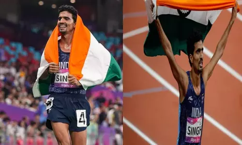 ஆசிய உள்ளரங்க தடகளம்:  கடைசி நாளில் இந்தியாவுக்கு மேலும் ஒரு தங்கப்பதக்கம்