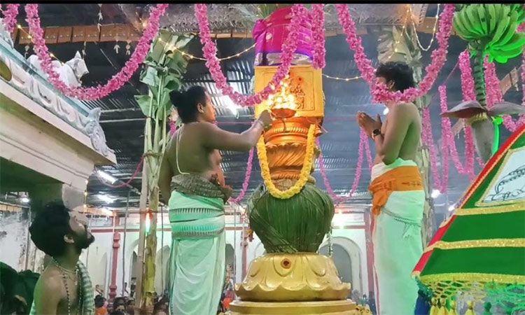 திருவெண்காடு சுவேதாரண்யேஸ்வரர் கோவிலில் இந்திர பெருவிழா தொடங்கியது