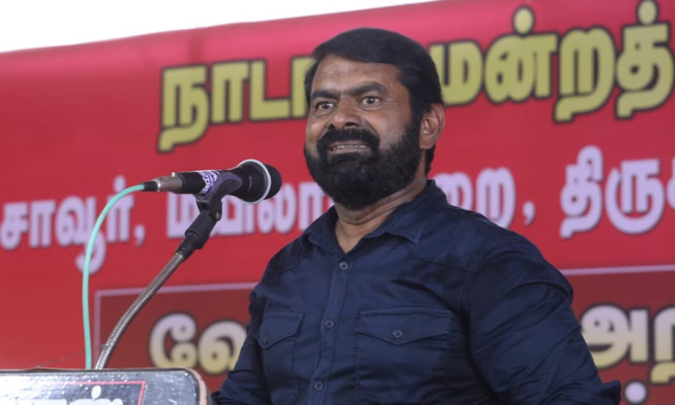 பா.ஜ.க.வின் தாமரை சின்னத்தை ஒழிக்க வேண்டும்.. வழக்கு தொடருவேன்: சீமான் பரபரப்பு பேட்டி