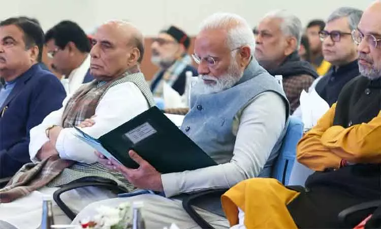 பிரதமர் மோடி தலைமையில் மந்திரிசபை கூட்டம் - அடுத்த 5 ஆண்டுகளுக்கான செயல்திட்டம் குறித்து ஆலோசனை