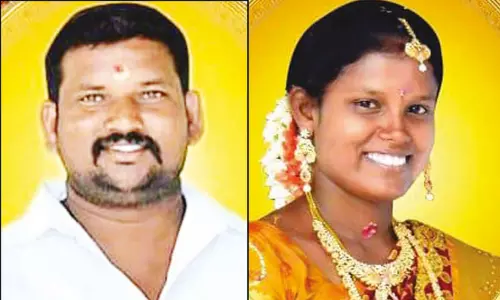 சாலை விபத்தில் கணவர் உயிரிழப்பு: துக்கம் தாங்காமல் கிணற்றில் குதித்து மனைவி தற்கொலை