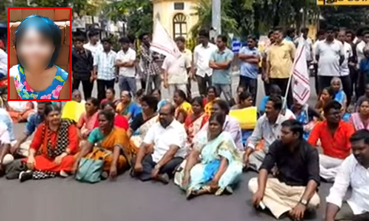 சிறுமி கொடூர கொலை: நீதி கேட்டு புதுச்சேரியில் வலுக்கும் போராட்டம்
