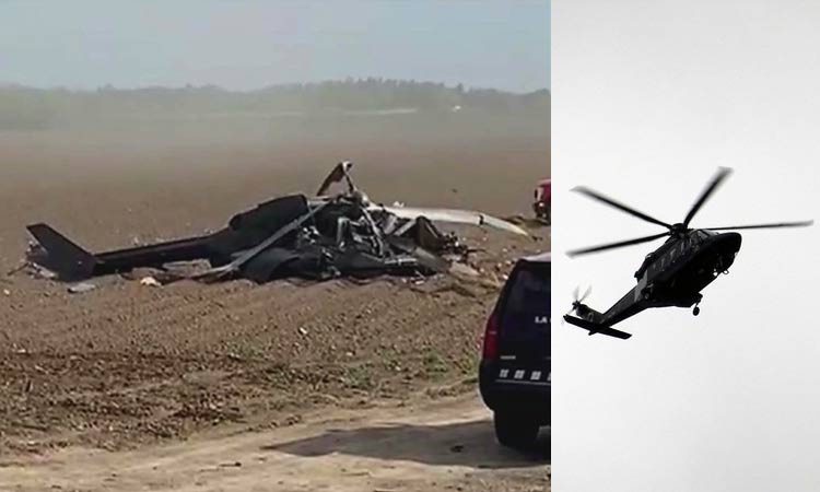 அமெரிக்கா:  விபத்தில் சிக்கிய தேசிய காவல் படை ஹெலிகாப்டர்; 2 பேர் பலி