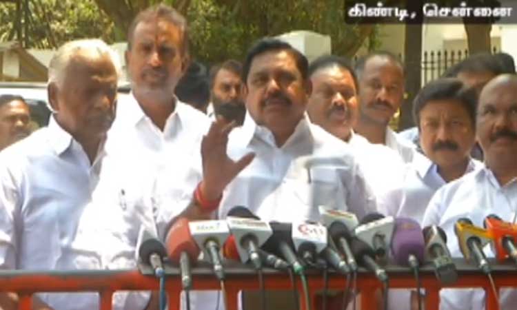 போதைப் பொருள் நடமாட்டத்தை தடுக்க தி.மு.க. அரசு நடவடிக்கை எடுக்கவில்லை - எடப்பாடி பழனிசாமி பேட்டி