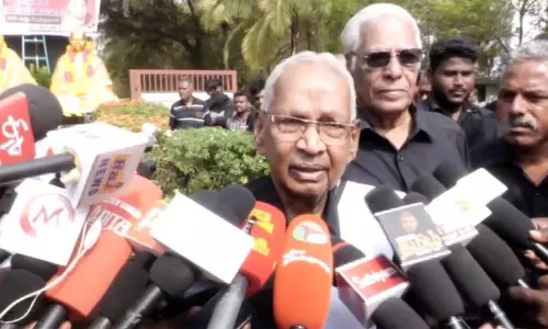 பா.ஜ.க கதவையே கழட்டி வைத்தாலும் கூட்டணிக்கு ஆள் இல்லை: கி.வீரமணி தாக்கு