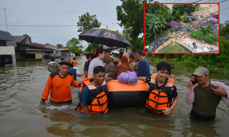 Banjir, tanah longsor di Indonesia;  Korban tewas meningkat menjadi 32