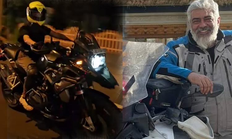 பிஎம்டபிள்யூ பைக்கில் சாலையை கிழித்துக்கொண்டு வேகமாக செல்லும் மஞ்சு வாரியர் - வீடியோ வைரல்