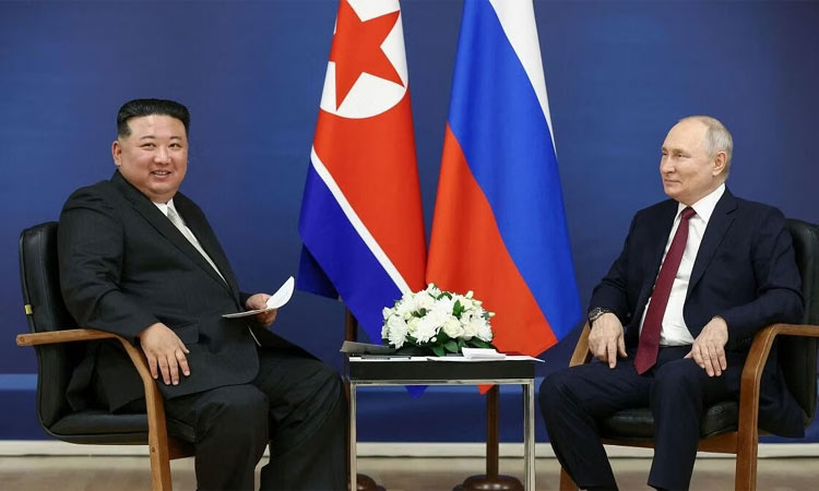 ரஷியாவுக்கு  வடகொரியா அனுப்பிய வெடிமருந்துகள் இவ்வளவா? பகீர் தகவலை வெளியிட்ட தென் கொரியா