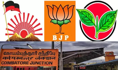 நாடாளுமன்ற தேர்தல்: கோவை தொகுதியில் மும்முனை போட்டி