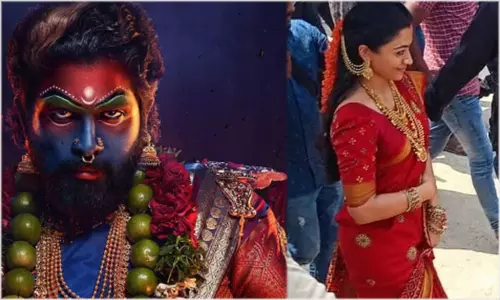 புஷ்பா 2 - சமூக வலைதளங்களில் கசிந்த ராஷ்மிகாவின் முதல் தோற்றம்... புகைப்படம் வைரல் புஷ்பா 2 - சமூக வலைதளங்களில் கசிந்த ராஷ்மிகாவின் முதல் தோற்றம்... புகைப்படம் வைரல்