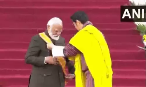 பூட்டான் அரசின் உயரிய விருதைப் பெற்றார் பிரதமர் மோடி