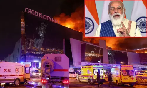 ரஷிய பயங்கரவாத தாக்குதல் - பிரதமர் மோடி கண்டனம்