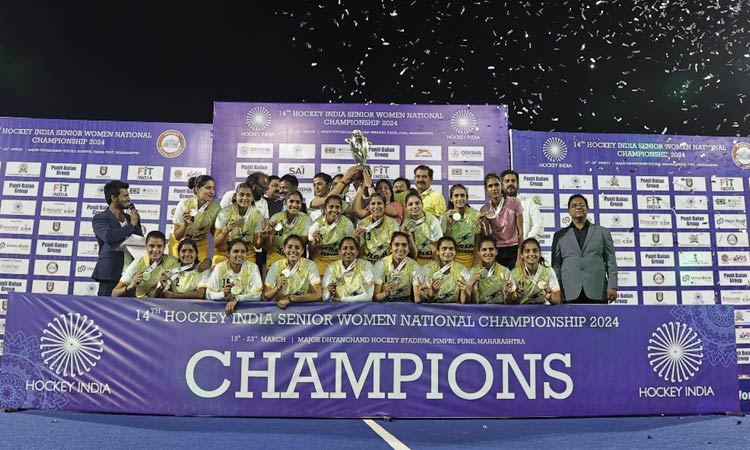 தேசிய மகளிர் சாம்பியன்ஷிப் ஆக்கி: அரியானா அணி சாம்பியன்