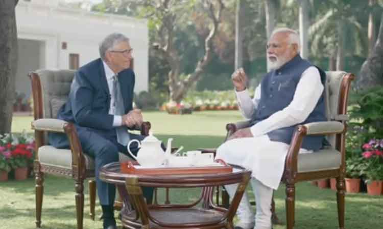 பிரதமர் மோடியுடன் பில் கேட்ஸ் சந்திப்பு - ஏ.ஐ. தொழில்நுட்பம் குறித்து ஆலோசனை