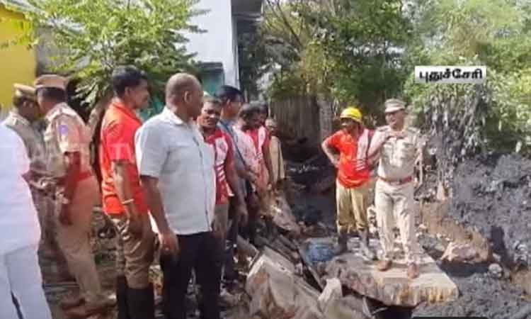 புதுச்சேரி: வாய்க்கால் தூர் வாரும் பணியின்போது விபத்து - ஒருவர் உயிரிழப்பு