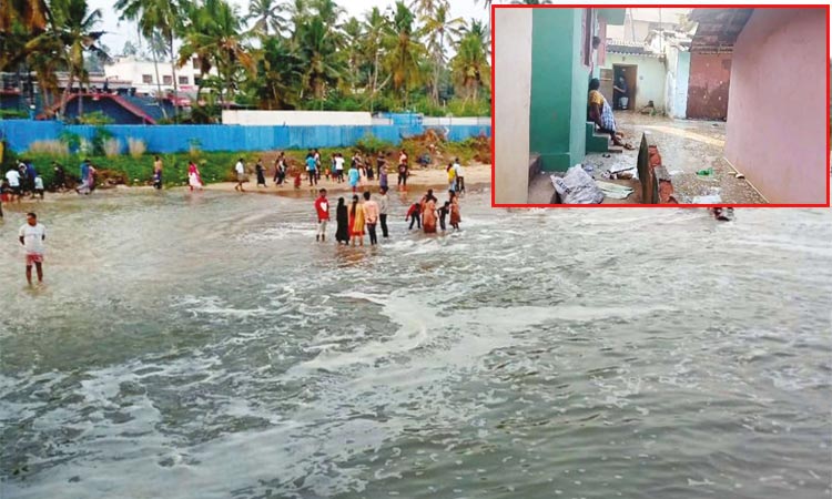 குமரியில் 2வது நாளாக கடல் சீற்றம்: வீடுகளுக்குள் தண்ணீர் புகுந்ததால் மக்கள் அவதி