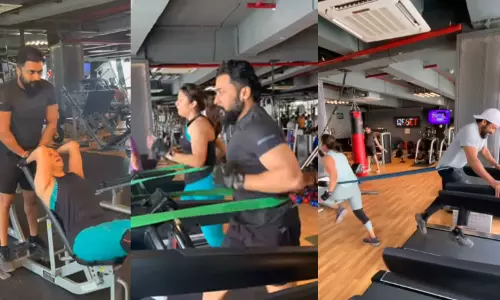 ஜோடியாக ஒர்க் அவுட் செய்த சூர்யா-ஜோதிகா: வீடியோ வைரல்