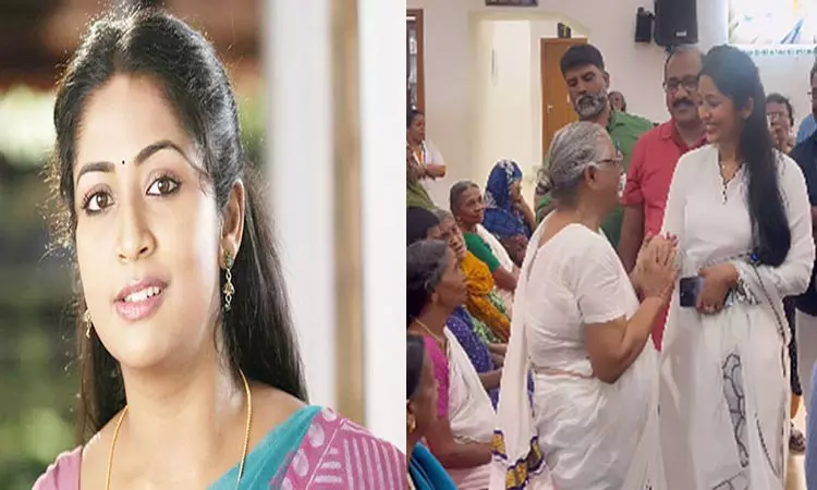 ஆன்லைனில் புடவை விற்று நன்கொடை வழங்கிய பிரபல நடிகை