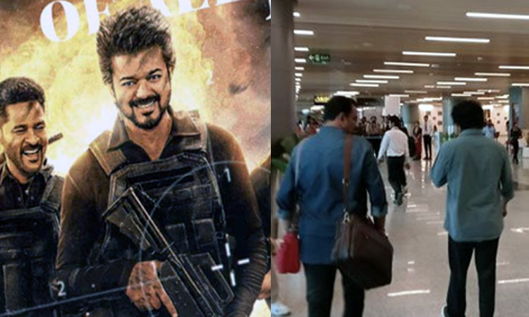 'கோட்' படப்பிடிப்பிற்காக துபாய் புறப்பட்டார் நடிகர் விஜய்