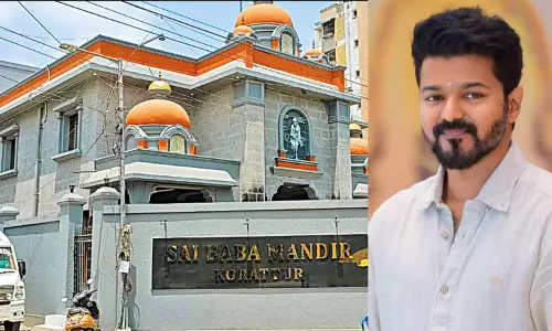 சென்னை கொரட்டூரில் சாய்பாபா கோவில் கட்டிய நடிகர் விஜய்