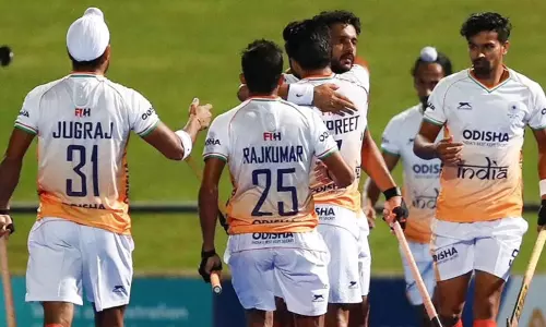 ஆஸ்திரேலியாவுக்கு எதிரான ஆக்கி தொடர்; 4வது போட்டியிலும் தோல்வியை சந்தித்த இந்தியா ஆஸ்திரேலியாவுக்கு எதிரான ஆக்கி தொடர்; 4வது போட்டியிலும் தோல்வியை சந்தித்த இந்தியா