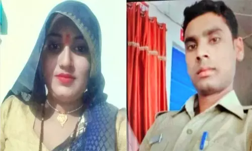 மனைவி தூக்கிட்டு தற்கொலை, போலீஸ்காரர் துப்பாக்கியால் சுட்டு தற்கொலை - குடும்ப பிரச்சினையால் விபரீதம்