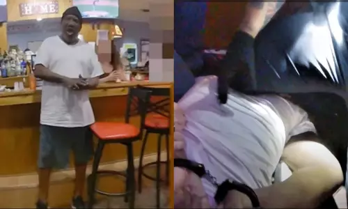 அமெரிக்கா: கைது நடவடிக்கையின்போது கழுத்தை நெரித்த போலீசார் - கருப்பினத்தவர் மூச்சுத்திணறி உயிரிழப்பு