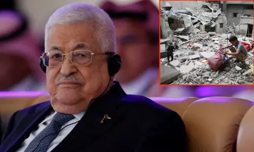 ரபா மீதான இஸ்ரேலின் தாக்குதலை அமெரிக்காவால் மட்டுமே தடுக்க முடியும்- பாலஸ்தீன ஜனாதிபதி பேச்சு ரபா மீதான இஸ்ரேலின் தாக்குதலை அமெரிக்காவால் மட்டுமே தடுக்க முடியும்- பாலஸ்தீன ஜனாதிபதி பேச்சு