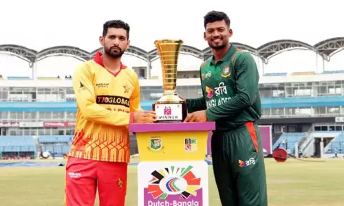 4வது டி20 போட்டி; வங்காளதேசம் - ஜிம்பாப்வே அணிகள் இன்று மோதல்