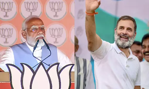 கவுரவத்தை காப்பாற்ற 50 தொகுதிகளில் வெற்றிபெற காங்கிரஸ் முயற்சி - பிரதமர் மோடி கடும் தாக்கு