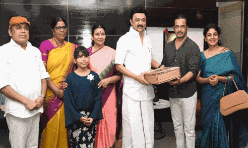 நடிகர் அர்ஜுன் மகள் திருமணம்... முதல்வர் ஸ்டாலினுக்கு நேரில் அழைப்பு