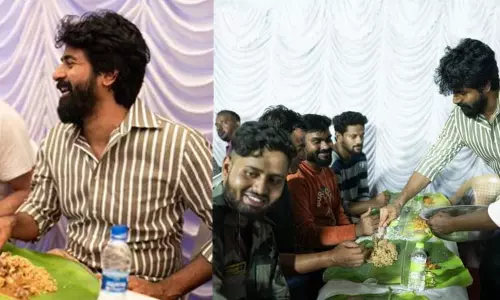 அமரன் படப்பிடிப்பு நிறைவு - படக்குழுவினருக்கு விருந்தளித்த சிவகார்த்திகேயன்