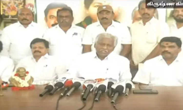 அ.தி.மு.க. தொண்டர்களை அழைக்க ஓ.பன்னீர்செல்வத்துக்கு உரிமையில்லை - கே.பி.முனுசாமி