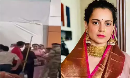 சண்டிகார் விமான நிலையத்தில் பெண் காவலர் தாக்கியதாக பா.ஜ.க. எம்.பி. கங்கனா ரனாவத் புகார்