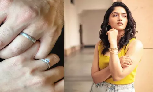 நிச்சயதார்த்த புகைப்படத்தை வெளியிட்ட நடிகை சுனைனா நிச்சயதார்த்த புகைப்படத்தை வெளியிட்ட நடிகை சுனைனா