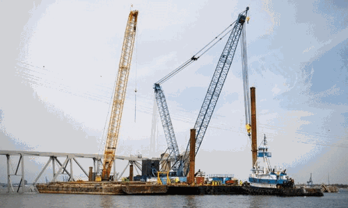 அமெரிக்காவில் பால்டிமோர் பாலம் மீண்டும் திறப்பு அமெரிக்காவில் பால்டிமோர் பாலம் மீண்டும் திறப்பு