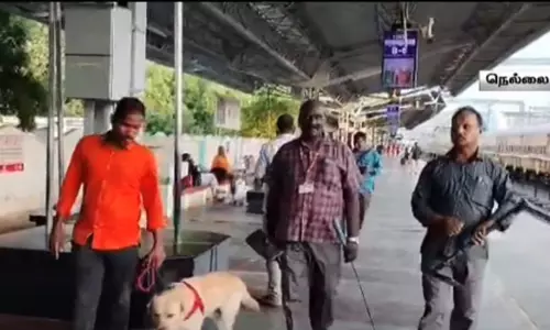 நெல்லை ரெயில் நிலையத்திற்கு வெடிகுண்டு மிரட்டல்  விடுத்த நபர் கைது