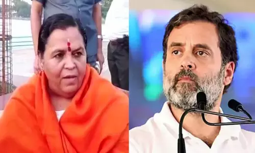 ராகுல் காந்தி ஒழுக்கமற்ற மாணவர் தலைவரைப் போல் நடந்து கொள்கிறார் - பா.ஜ.க. மூத்த தலைவர் உமா பாரதி