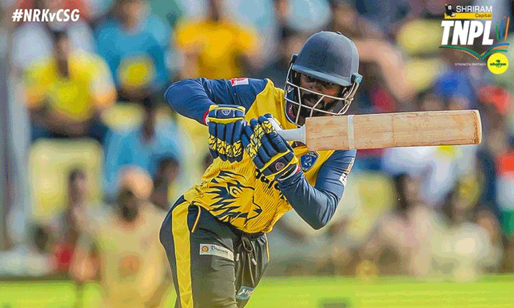 டி.என்.பி.எல்.: பரபரப்பான ஆட்டத்தில் சேப்பாக்கை வீழ்த்தி திரில் வெற்றி பெற்ற நெல்லை ராயல் கிங்ஸ் டி.என்.பி.எல்.: பரபரப்பான ஆட்டத்தில் சேப்பாக்கை வீழ்த்தி திரில் வெற்றி பெற்ற நெல்லை ராயல் கிங்ஸ்