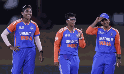 மகளிர் ஆசிய கோப்பை: நேபாளத்தை வீழ்த்தி அரையிறுதிக்கு முன்னேறிய இந்தியா மகளிர் ஆசிய கோப்பை: நேபாளத்தை வீழ்த்தி அரையிறுதிக்கு முன்னேறிய இந்தியா