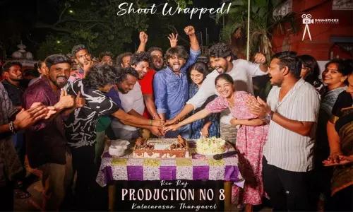 ரியோ நடித்த படத்தின் படப்பிடிப்பு நிறைவு - கேக் வெட்டி கொண்டாடிய படக்குழு