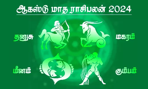 August month Raasipalan in Tamil