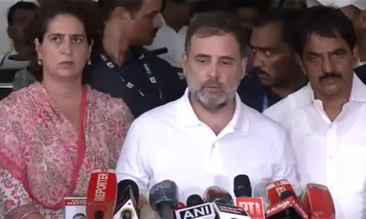 மீட்பு பணிகளில் ஈடுபடுவோருக்கு நன்றி - ராகுல் காந்தி மீட்பு பணிகளில் ஈடுபடுவோருக்கு நன்றி - ராகுல் காந்தி