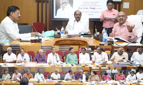 நெடுஞ்சாலைத்துறை பணிகள் - அமைச்சர் எ.வ.வேலு ஆய்வு நெடுஞ்சாலைத்துறை பணிகள் - அமைச்சர் எ.வ.வேலு ஆய்வு